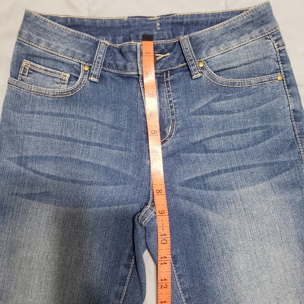 Cashe Vintage Lace Up Skinny Jeans - Picture 5 of 8